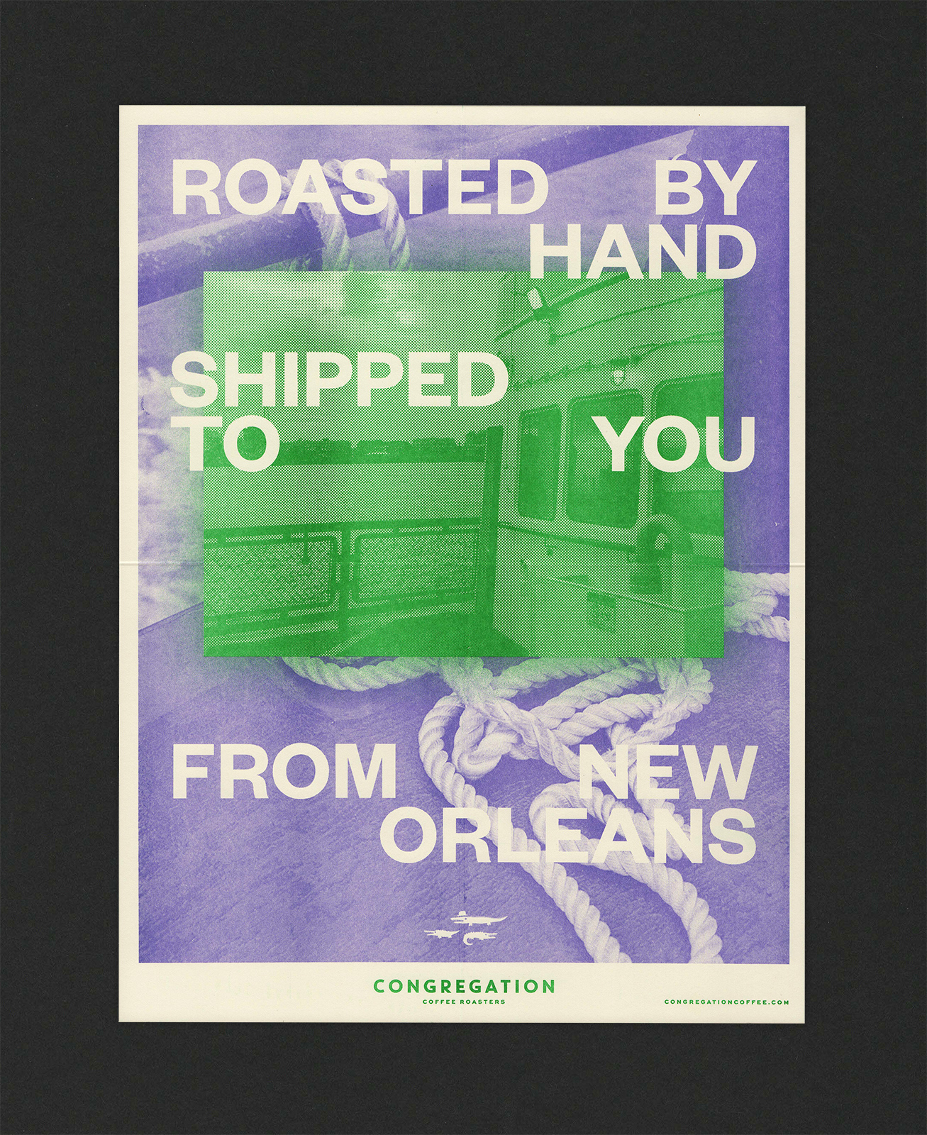 Roasted by Hand, Shipped to You poster